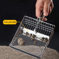 Shovel De Basura Para Gatos De Acero Inoxidable Con Mango De Madera Fácil De Lavar Resistente Al Rusticidad Herramienta De Limpieza Del Lodo Para Gatos Apto Para Gatitos - details 1