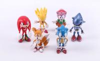 Set De 6 Figuras Miniatura Sonic Personajes De Peluche Shadow Y Cola Modelo De Juguetes Para Niños 5-7cm Regalo De Cumpleaños - details 4