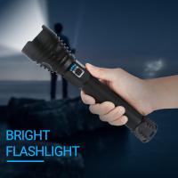 Linterna Táctica Recargable USB Super Brillante XHP90 Con Zoom Ajustable Lúmenes Altos Torcha Para Camping Y Búsqueda Resistente Al Choque Y Agua - details 4