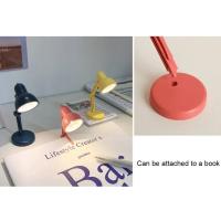 Luz De Libro Mini Con Clip LED Lampara De Mesa Plegable Luz Nocturna Para Viaje Protección Ocular Iluminación De Dormitorio Y Oficina - details 2