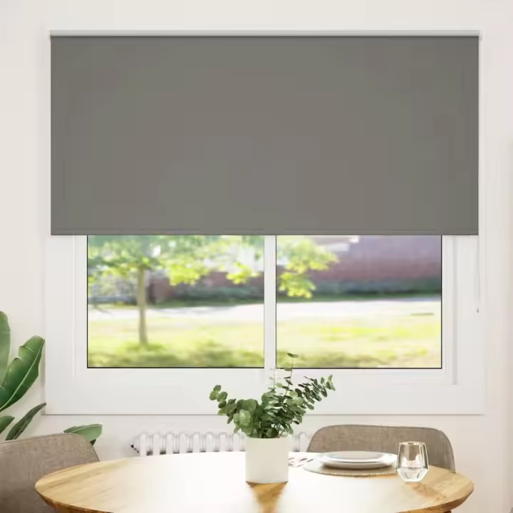 Estor Enrollable Opaco gris 150x175 cm Tela Ancho 146,6 cm - 1