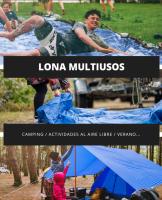 CRISCOLOR- Lona Impermeable para Exterior, Multiusos, 2 x 3 m, 3 x 4 m, 3 x 5 m, 6 x 4 m, Esquinas Reforzadas, Ojales de Aluminio, Color Azul. Lona impermeable - Toldocubretodo - Toldo de proteccion universal - Toldo impermeable - Toldo lluvia . - details 2