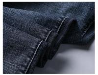 High Quality Jeans Para Hombre Negocios Casual Stretch Denim Azul Clásico Trousers Trabajo Moda Cierre De Cremallera Midweight Slim - details 14