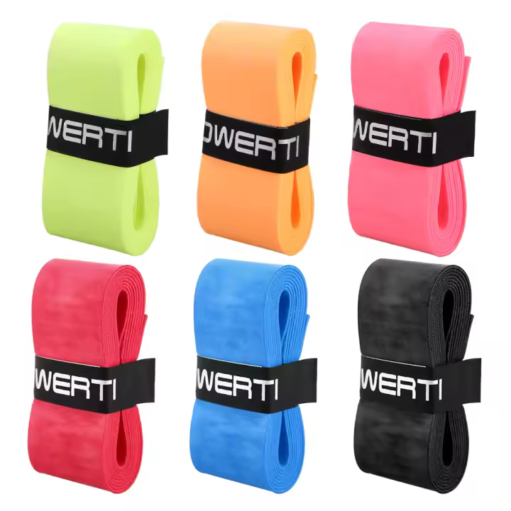 6Pcs Antigolpes De Raqueta De Tenis Y Badminton Antiadhesivos Absorbentes De Sudor Para Mejorar El Agarre Y Reducir La Vibración - 1