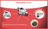 Banner - Divisor coaxial en T macho