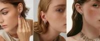 Pendientes De Anillo Planos Hipoalergénicos Para Oídos Sensibles Para Hombres Y Mujeres Con CZ Ajuste De Cartílago Acero Inoxidable 18G Set - details 4