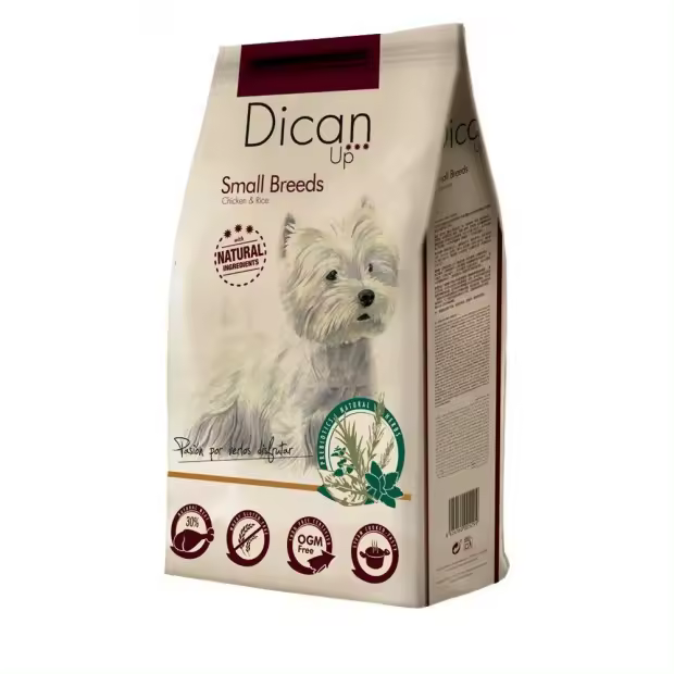 Dibaq Dican up, comida para razas pequeñas, pienso, pavo y pollo, 3 Kg - 1