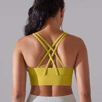 Sujetador Deportivo Para Mujer Alta Soporte Impacto Yoga Running Quick Dry Top Deporte Gimnasio Padded Bralette Sexy - details 39