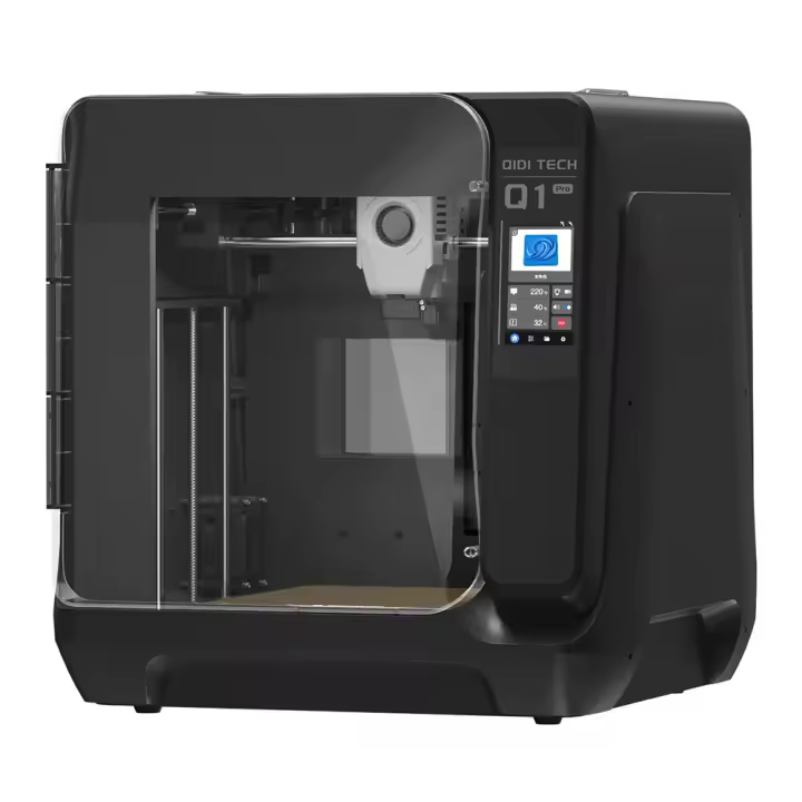 QIDI Tech Q1 Pro Impresora 3D, motores Z dobles, cámara de calor a 60°C, impresión a 350°C, hot-end de tres metales, nivelación automática, alta velocidad ≤600mm/s, procesador de 64 bits, detección de filamento, 245x245x240mm - 1