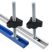 JIGHOLE Rastreable De Perfil Doble-Corte 500MM Con Tornillo Y Botón De T Tornillo De Miter Para Carpintería Universal - details 7