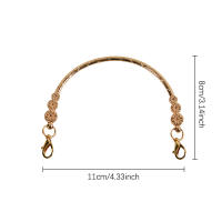 1PC 11cm Marco De Bolsa De Metal Para Manijas De Bolso Accesorios Para Clutch DIY Cierre De Bolsa Metálico Redondo Herramientas De Bolsa - details 5