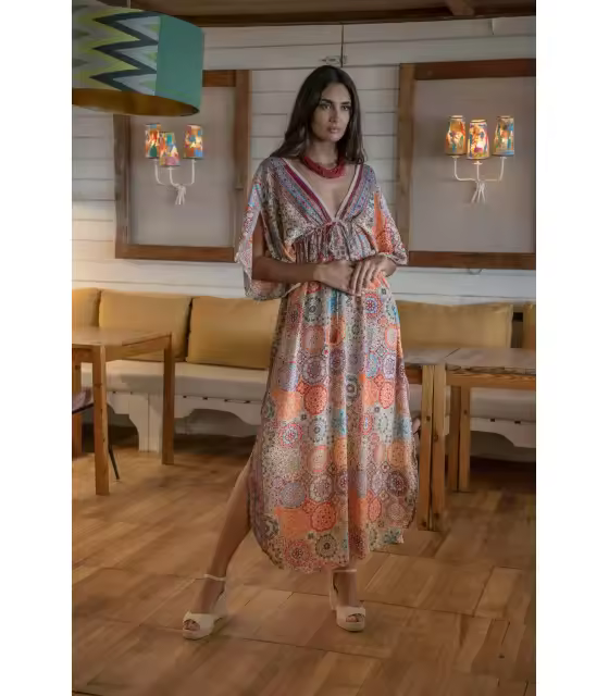 VESTIDO GRANADA BOLILLO SUNSET AND MOON  PV2248B - 1