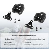 Adaptador de Pedal de bloqueo de bicicleta, cubierta de calas de zapato SPD, adaptador de doble uso, accesorios de bicicleta - details 4