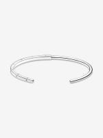 Pandora Signature ID - Plata de Ley Pandora - Pulsera Abierta - details 3