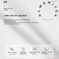 Nuevo&PACK2 ,PACK1  Almeritex 2000 100% Algodon Almohada Transpirable Antialérgico para Hotel  almohadas suaves de fácil cuidado - details 4