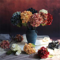 Ramo De Flores Artificiales De Algodón Para Boda Decoración De Vaso De Hydrangea De Otoño Para Hogar Navidad Decoración De Casamiento - details 1
