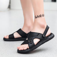 Sandalias Para Hombre Verano Comodidad Playa Exterior Retro Casual Zapatos De Cuero No Especiales Antideslizantes Flip Flops - details 13