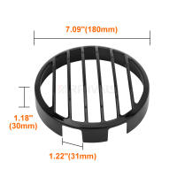 Protector De Faros Delanteros Para Motocicleta En Negro Guardia De Lámpara De Manillar Para Honda Rebel CMX 300 2017-2022 Cubierta De Grill De Faro - details 10