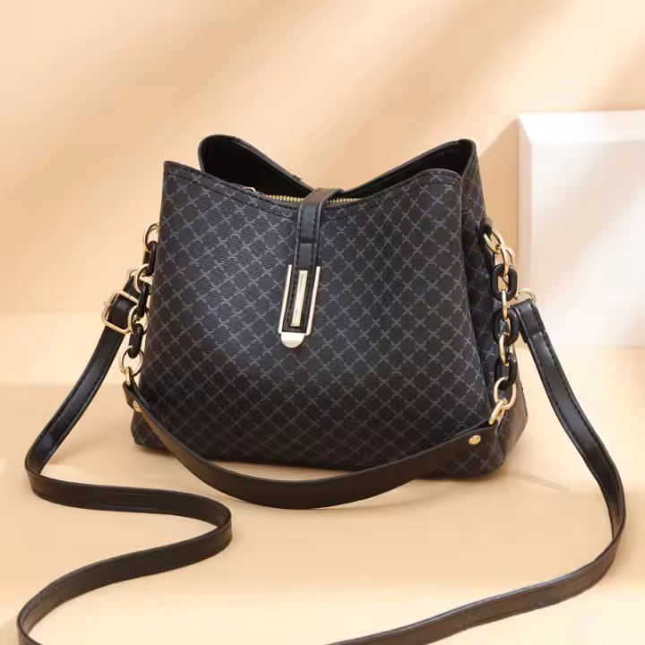 Bolso de hombre de lujo para Mujer, Bandolera de gran capacidad, Bolso de Bolsos pequeño de cuero PU, Nueva fashion - 1