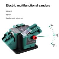 Multifuncional Afilador Eléctrico Universal Montaje En Banco Afilador De Multipropósito Para Cuchillo Tijera Hoja De Taladro HSS - details 2