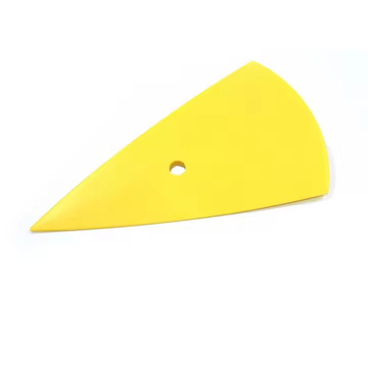 1Pc Herramienta De Instalación De Vinilo Para Coche Lámina De Color Amarillo Squeegee De Contorno Para Tintina De Ventanas Tarjeta Esquina Desenferradura Adhesivo Pegatina Plástico 15.5 * 8.5cm - 1