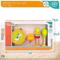 WOOMAX Set instrumentos musicales de madera - details 5