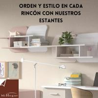 Confortime - Estante Mural de Madera - Estante Moderno y Versátil para Decorar y Organizar Objetos, Duradero y Resistente, Compacto para Espacios Reducidos - details 2
