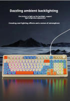 Teclado De Juego Y Oficina EWEADN G98 Con Retroiluminación Arco Iris 98 Teclas Con Botón Multimedia Para PC Windows Y Laptop - details 5