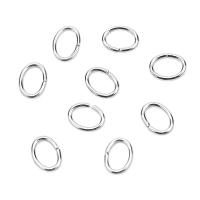 100pcs Anillos Saltarines De Acero Inoxidable Ovalados Para Creación De Joyería DIY Conectores De Collar Accesorios De Pulsera Tamaños 3*4/4*6/6*8m - details 2