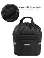 Cesta De Bicicleta Frontal Desmontable Impermeable Porta Mascotas Accesorios De Bicicleta Bolsa De Marco Para Bikepacking - details 2