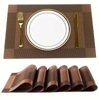 Mantelinas De PVC Resistentes Al Calor Antideslizantes Lavables Para Mesa De Comedor Modernas Fáciles De Limpieza - details 5