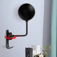 Soporte De Casco Rotativo 180° 2 En 1 Con Ganchos Para Ahorrar Espacio Soporte Para Motocicleta De Polyester Unisex - details 7
