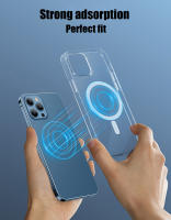 Funda Transparente Magnética Para Carga Inalámbrica Compatible Con iPhone 7 8 X XR XS Max 11 pro Max 12 Mini 12 13 14 15 pro plus - Protección Anti-Scratch Anti- Fingerprint - details 1