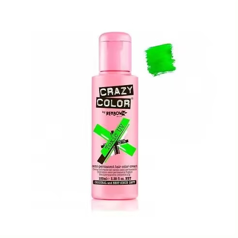 Coloracion de Fantasia Crazy Color 79 Toxic Uv Verde 100 ml. - 1