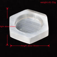 Bol De Piedra Hexagonal Natural Selenita Para Energía Curación Masaje Chakra Reiki Terapia Espiritual Adorno Mineral Blanco Tamaño 63mm Peso 45-55g - details 0