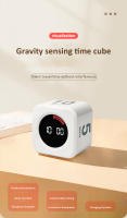 Timer Digital Visual Mini Cubo Recargable Con Sensor De Gravedad Y Pantalla LED Para Cocina Estudio Ducha 4 Tiempos Preset - details 0