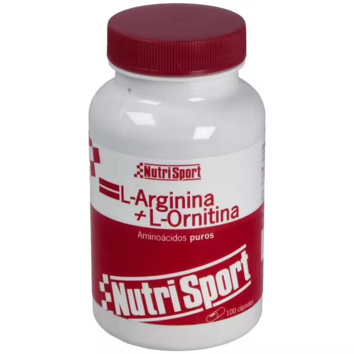 Nutrisport L-Arginina + L-Ornitina 100 Caps 500Mg - 1