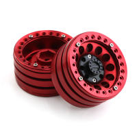 4pcs Rines De Rueda De Aleación De Aluminio Para Coche RC 1/10 Rock Crawler 1.9" Para Axial Scx10 Rr10 Wraith Trx4 D90 Piezas De Coche RC - details 1