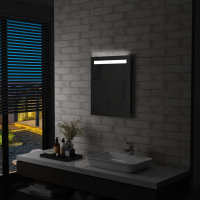 vidaXL Espejo de Pared de Baño con LED Accesorio de Maquillaje Tocador Dimensiones 50 x 60 cm, 60 x 80 cm, 60 x 100 cm - details 0