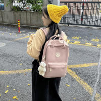 Mochila Grande Impermeable Para Mujer Con Gran Capacidad Estilo Trendy Para Estudio Y Viaje Con Bolsillo Para Portátil - details 26