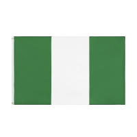 Bandera De Nigeria NGA 90x150 CM Verde Blanca Para Decoración Material Poliéster Estilo Colgante Personalizable - details 0