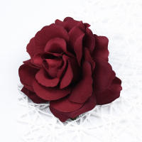 Rosa De Seda Alta Calidad 10CM Para Decoración De Casamiento Hogar Navidad Accesorios De Boda Flores Artificiales DIY Broche - details 10