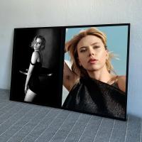Póster HD De Scarlett Johansson Famosa Arte Para Decoración De Paredes Para Sala De Estar Hotel Barra De Café Material Papel Estilo Moderno - details 2