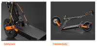 Patinete eléctrico JOYOR S5-Z, batería de 48V 13Ah, motor de 600W, neumáticos de 10*3 pulgadas, velocidad de 25km/h, autonomía de 40-55km, freno de disco delantero y trasero - details 10