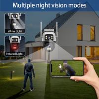 Cámara IP 4K 8MP Doble Lente Exterior Impermeable 360° Detección Humana Vigilancia De Video Seguridad CCTV Protección PTZ Cámara 4G - details 7
