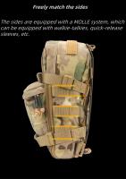 Chaleco Táctico Exterior Ligero Impermeable De Nylon 1000D MOLLE Bolsa Accesorio Para Caza Y Camping Bolsa Deportiva - details 2