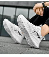 Zapatos De Correr Para Hombre Ligeros Cómodos Transpirables Moda Absorbentes De Choque Suela EVA Talla True Ankle above Microfibra Algodón Encierre De Pieza - details 13