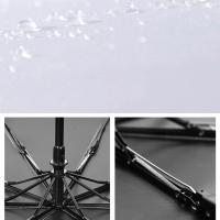 Parasol Portátil De Protección UV Resistente Al Viento Mini Sombrilla Negra Gruesa Para Proteger Del Sol Y Lluvia Móvil Al Aire Libre - details 10