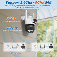Cámara De Seguridad IP BESDER 5K 10MP Wifi PTZ Exterior Con Detección De Humanos AI Pantalla Dual 4K 8MP Alarma Por Email Y Audio O-Kam pro - details 7