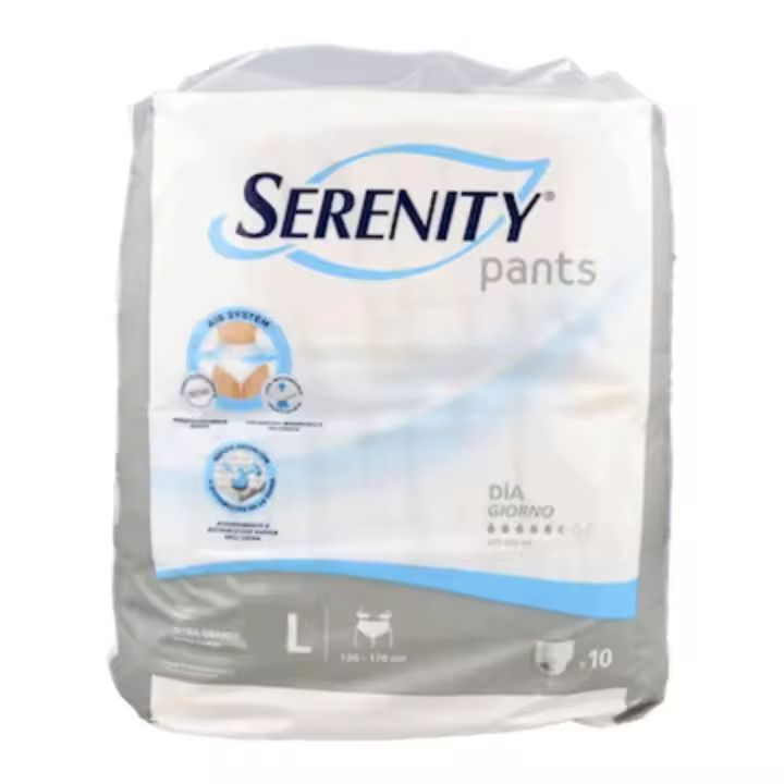 Serenity Pants para incontinencia  urinaria de día -  Talla L, 10 unidades - 1